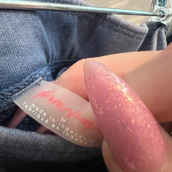 FREE PEOPLE Hot Shot Hooded Tank Set - Washed Blue, Various Sizes NWT - Picture 10 of 10